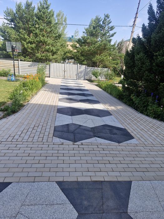 Укладка брусчатка