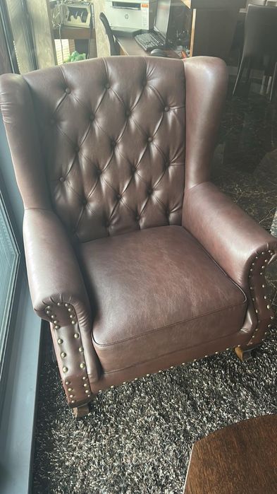 Кожено кресло от естествена кожа