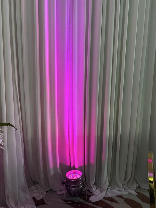 Par led 64 RGB DMX lunimi arhitevturale lumini club nunta