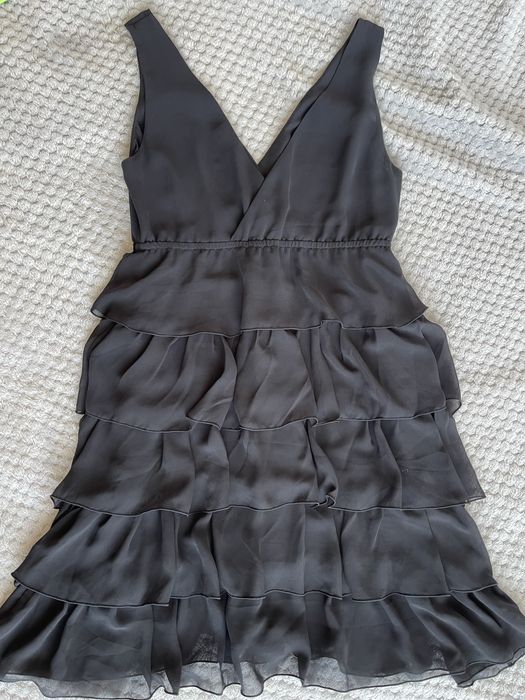 Ефирна рокличка в черно