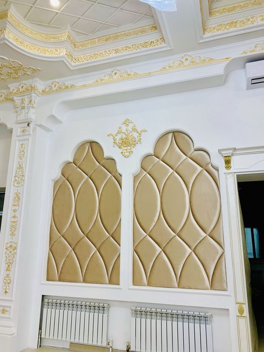 Мягкие стеновые панели из ткани