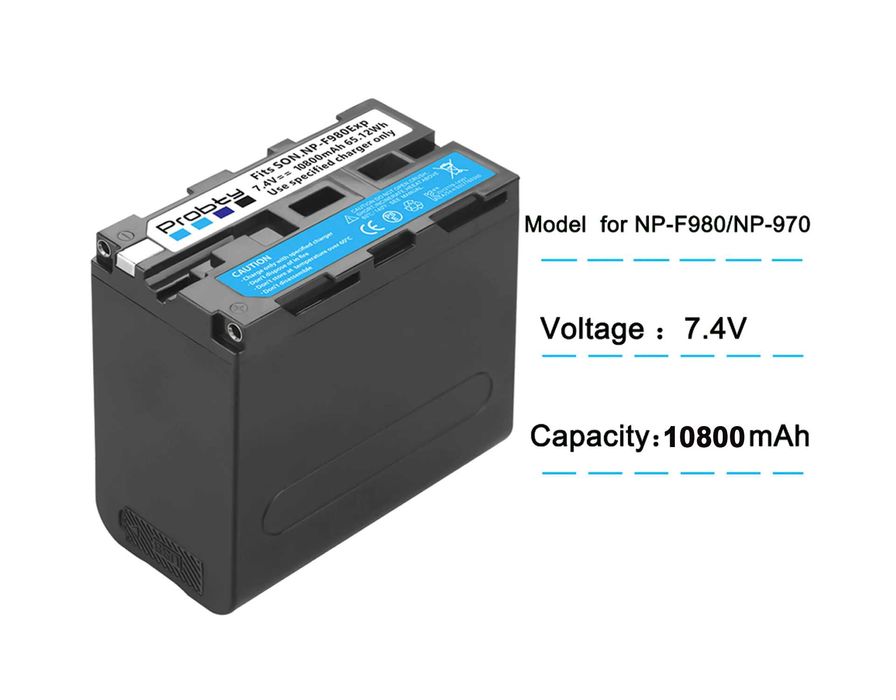 Acumulator tip Sony NP-F980 10800mah