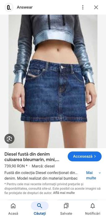 Fusta mini DIESEL ORIGINALA nr  29