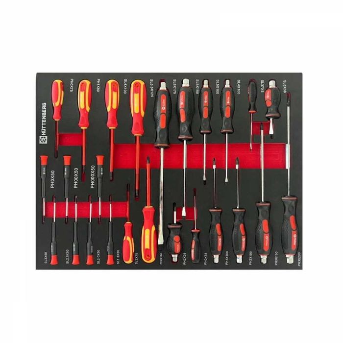 Шкаф с инструменти със 7 чекмеджета – 6 пълни ForceKraft - Huttenberg