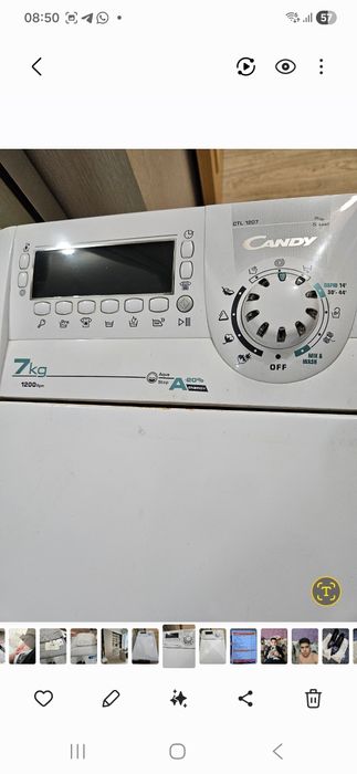 СТИРАЛКА вертикальная CANDY