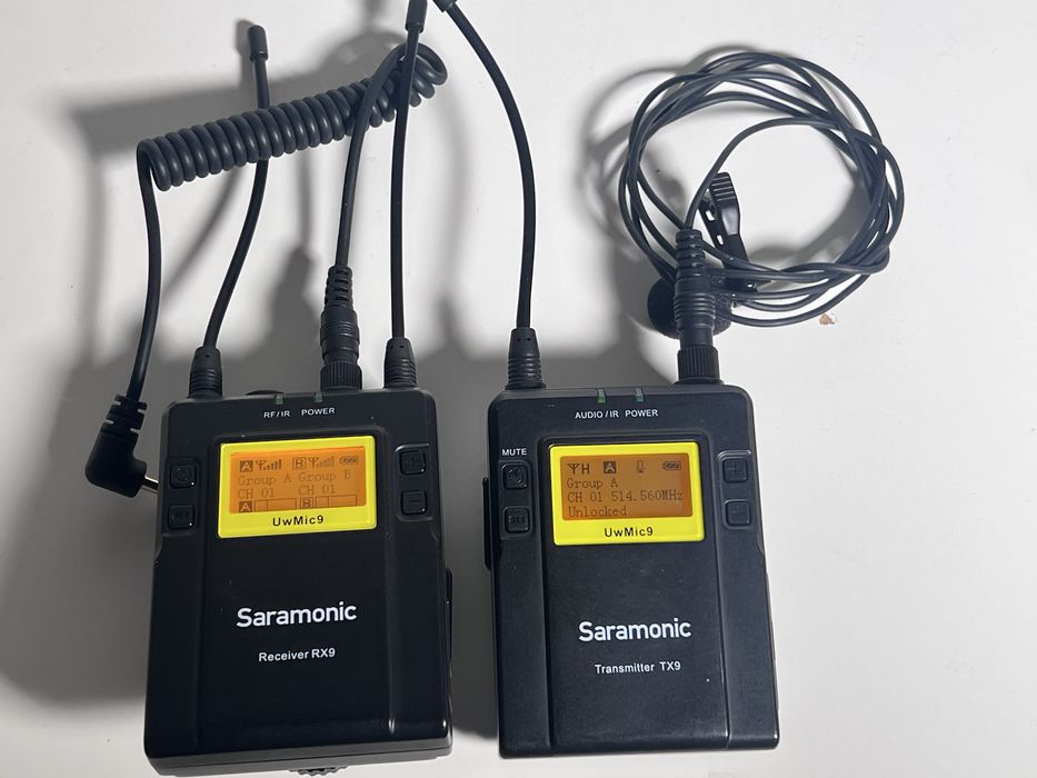 Saramonic UWMIC9 (RX9+ TX9) 96-Channel Digital UHF Wireless Lavalier
