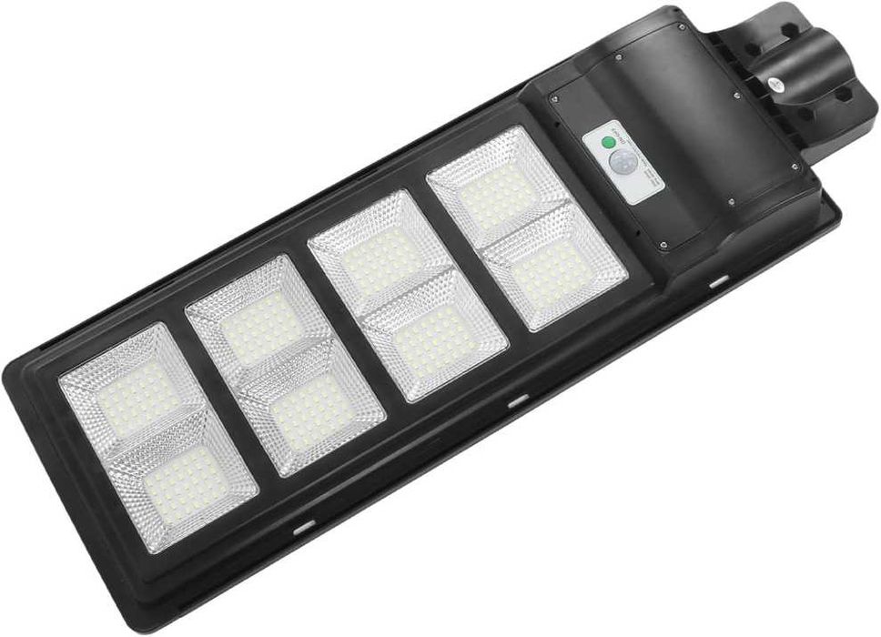 Улична соларна лампа със соларен панел и стойка 400W, 30 000mAh, 6500K