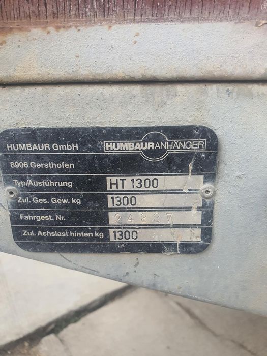 Vând remorca  dublu ax