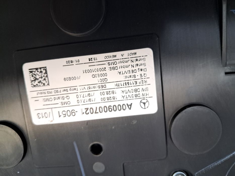 Плафон SOS  Модул Mercedes X167 Gle Gls