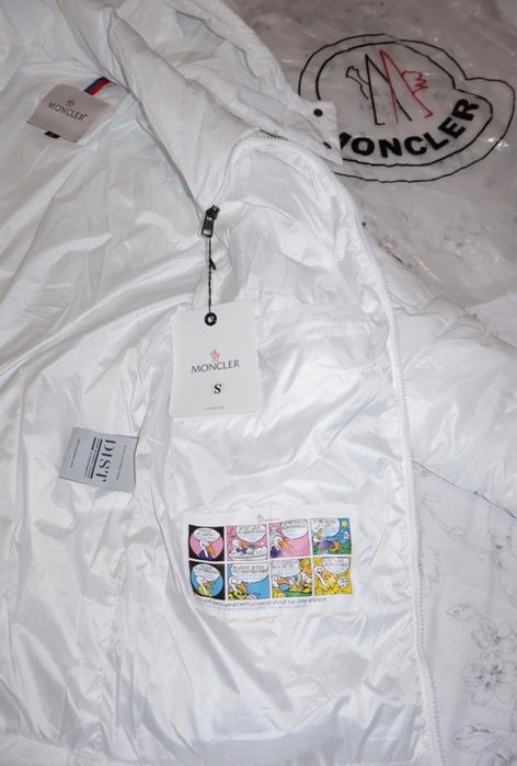 Geaca barbat puffer alba noua cu eticheta S