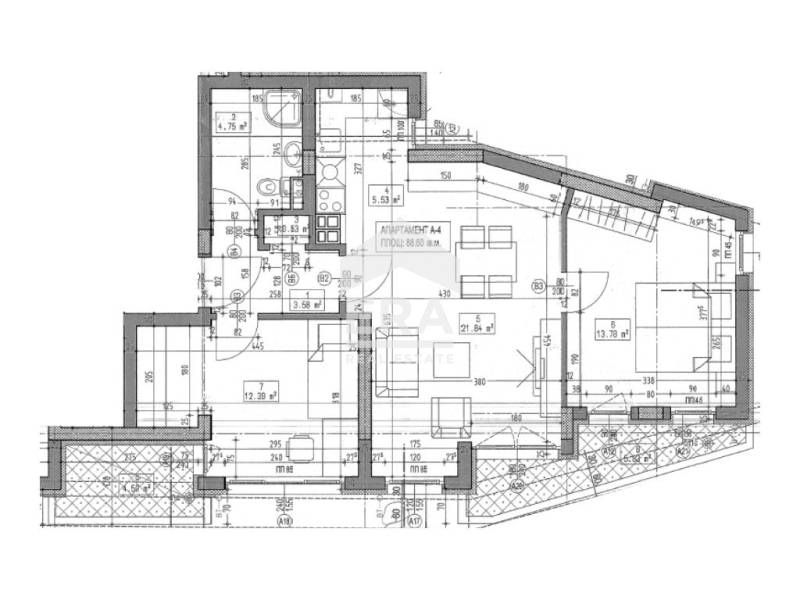 Тристаен апартамент в новострояща се бутикова сграда - кв. Горубляне