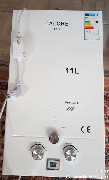 Boiler Calore tf 11  20kw instant apa calda GPL gaz metan