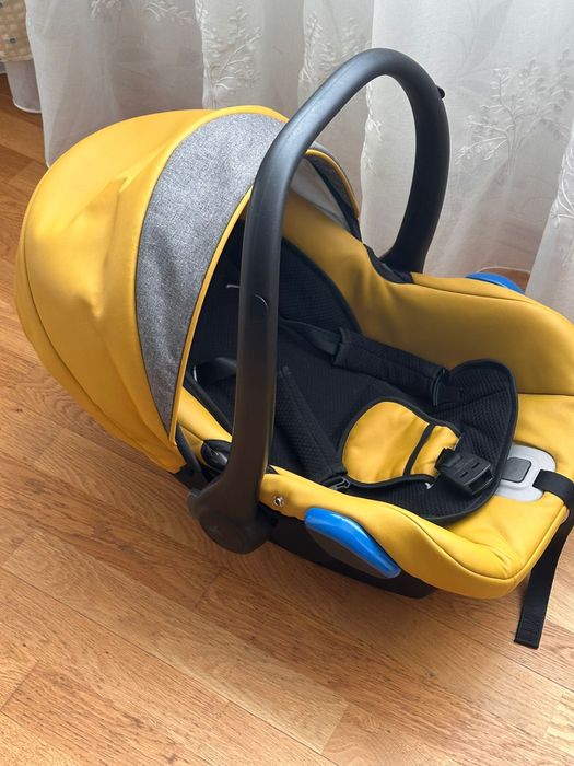 Carucior Krausman Nexxo galben 3 in 1