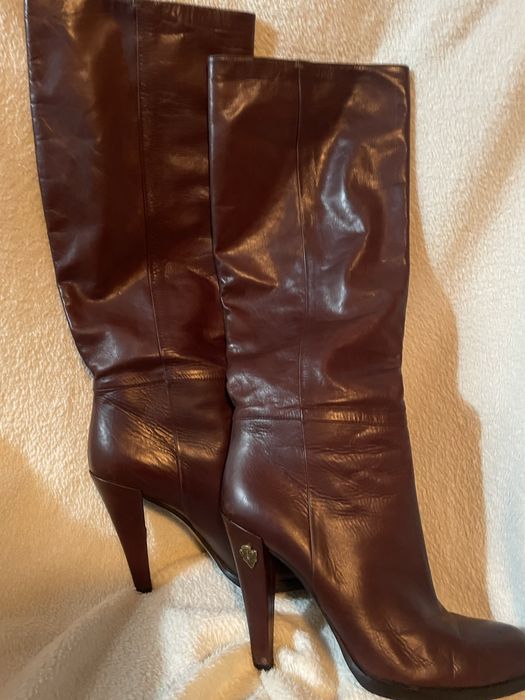 Gucci оригинални дамски кожени ботуши