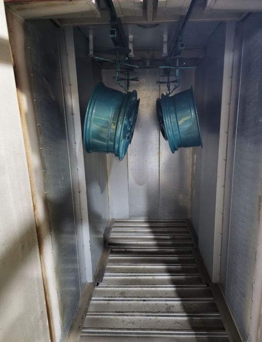 Instalatie electrostatică jante