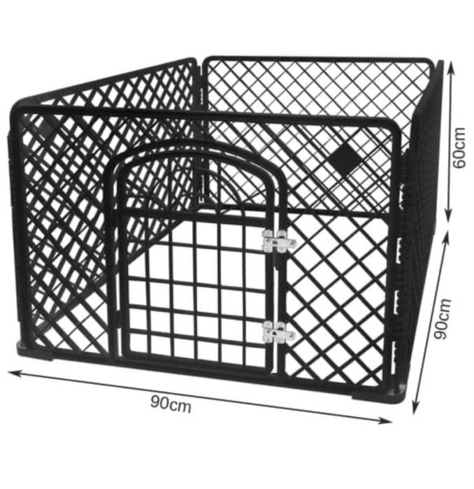 Пластмасово заграждение за куче в апартамент