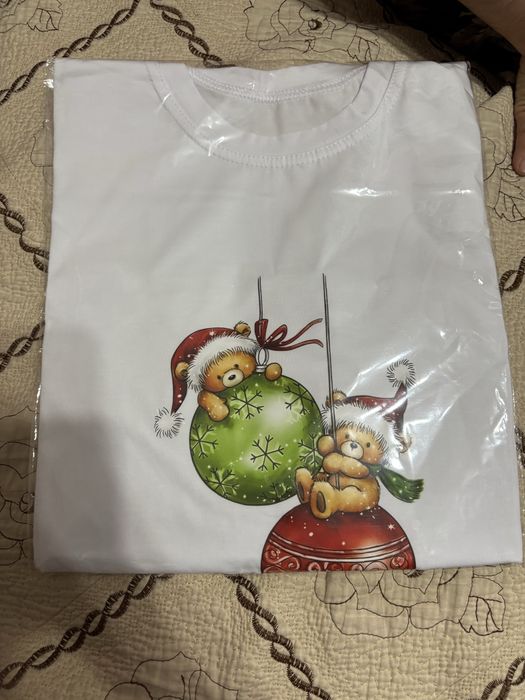 футболка новогодняя