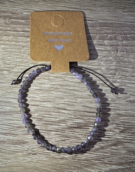 Brățară din Ametist cu Biluțe din Argint 925