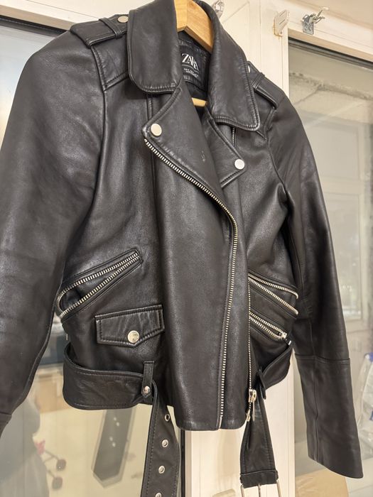 Куртка, короткая кожанная