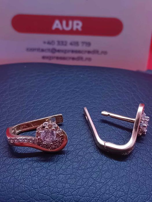 Cercei aur 14k 3.45g (B.24457 AG31 Barboi) Garantie 2 ani!
