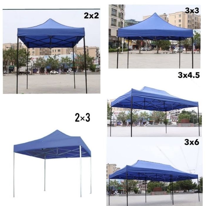 Палатки  размеры 3х3 , 3х4.5 и зонты 2 м