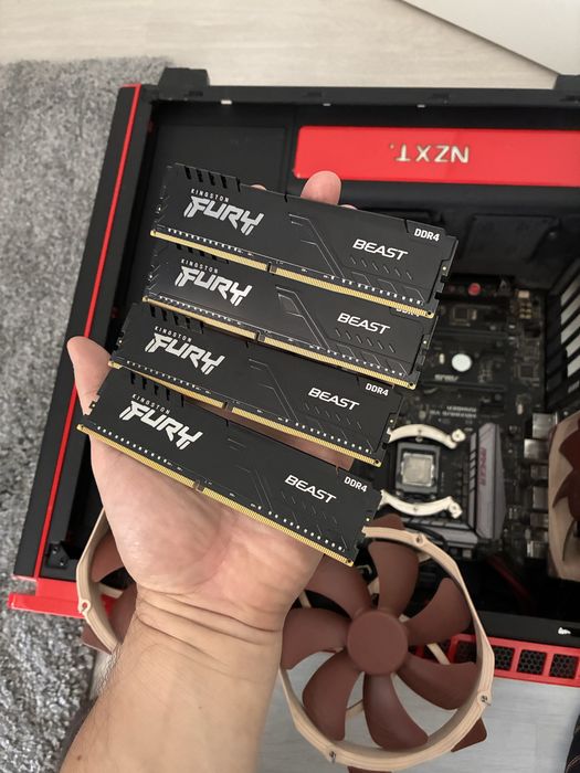 RAM DDR4 64gb (kit 4x16) Kingston Fury + CPU 6700k + MB Maximus Ranger 8  + GPU Gtx 1080ti