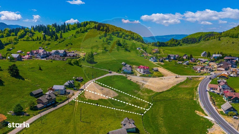 Fundata Centru | 3.962 Mp Asfalt + Utilități | Vedere Bucegi