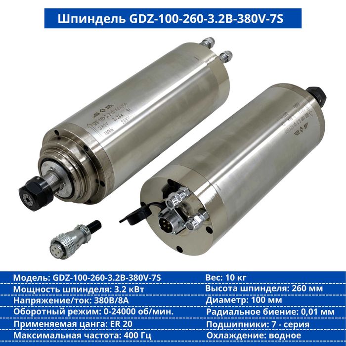 Шпиндель GDZ80/213/2.2B/220V/6S