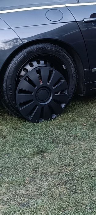 Set 4 jante otel pe 17, 5x108, capace jante