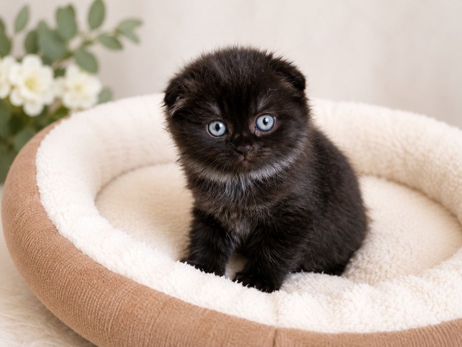 Шотландско клепоухо коте