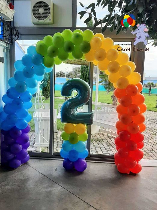 Украса и декор за всеки празник , арки от балони ,балони с хелий