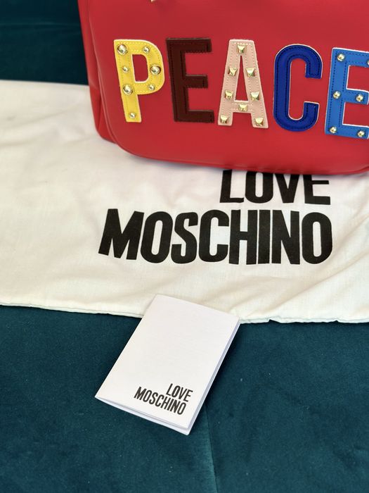 LOVE MOSCHINO оригинална кожена раница