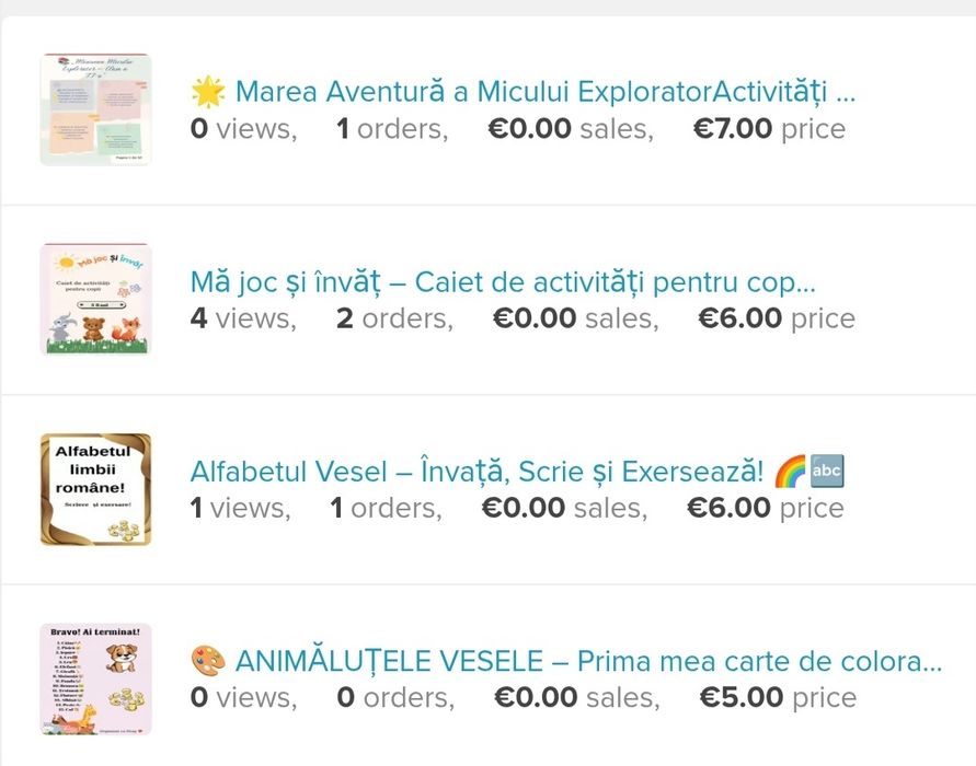 Realizez produse digitale pentru copii / adulți chiar si pe comanda