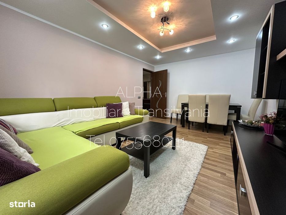 Apartament 3 camere,et.3, finisat ,mobilat,Bradet | Str.Avram Iancu