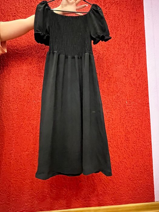 Черна ежедневна рокля