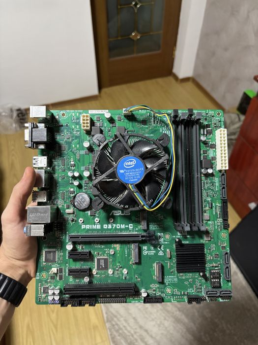 placa de baza q370m-c + i5-9400f + 16gb ram ddr4 2666mhz + cooler