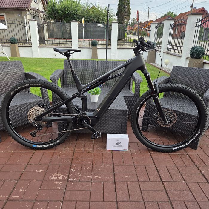 Bicicleta 29 electrica CUBE STEREO ONE44 Full Suspensie FOX~800Wh~Bosch CX~0 km~delimitat 32h~Carbon/1x12/Gen5/XT/Magura/XL/Dropper
