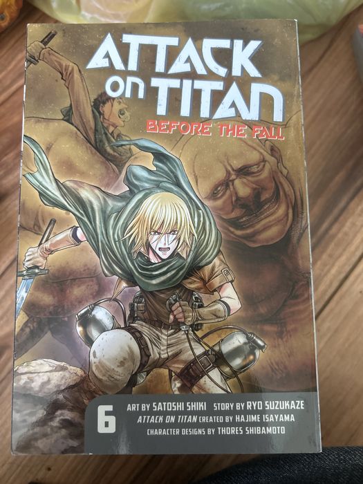Manga attack on titan before the fall