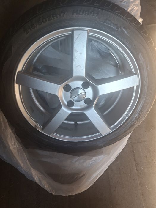 Диски vossen r17 с резиной лето