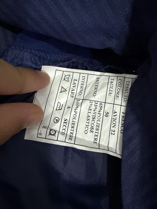 costum bigotti albastru