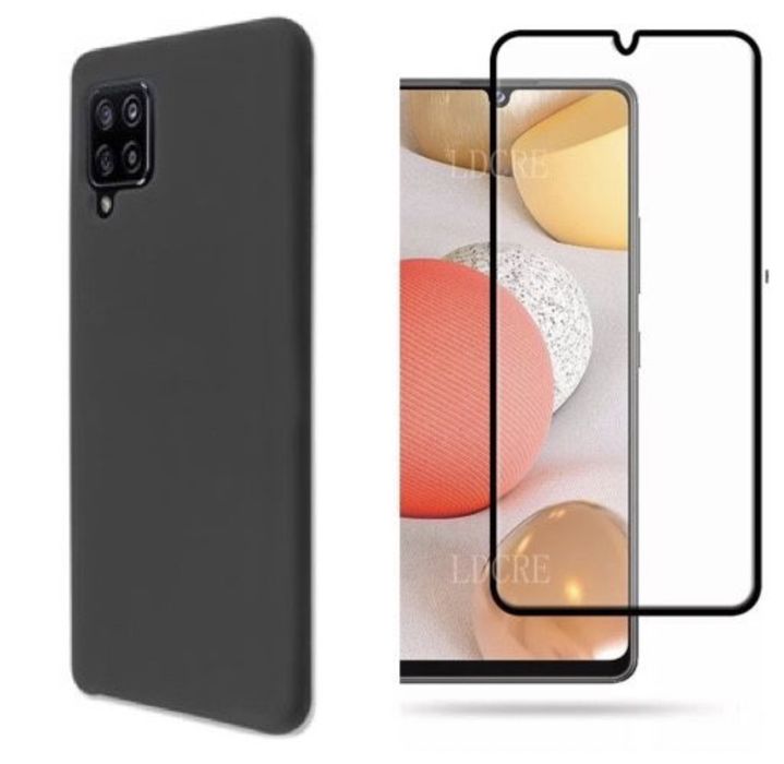 Samsung A32/A52/A72/A26/A36 Husa Silicon + Folie Sticla Hard Glass 6D