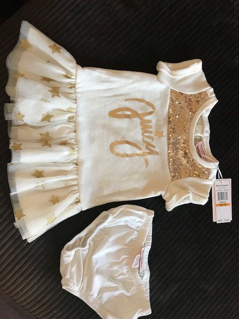 НОВИ Официални рокли бебе момиченце 3 бр. размери 74 и 86