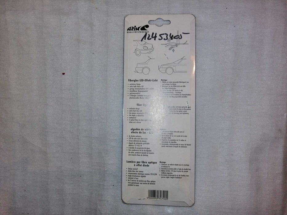 Fibra de lumina cu led , 12 V , NOU