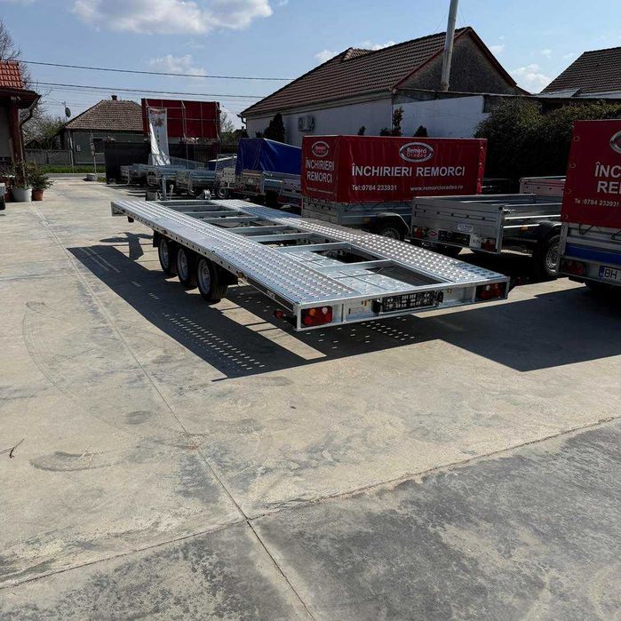 Trailer auto slep Martz GT UNIDECK 600/3 S trei axe 3500kg