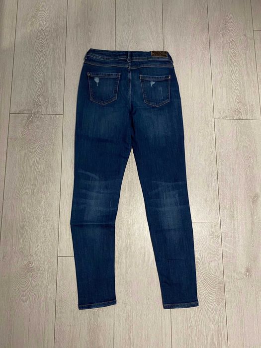 Дънки M&S indigo- С кръпки