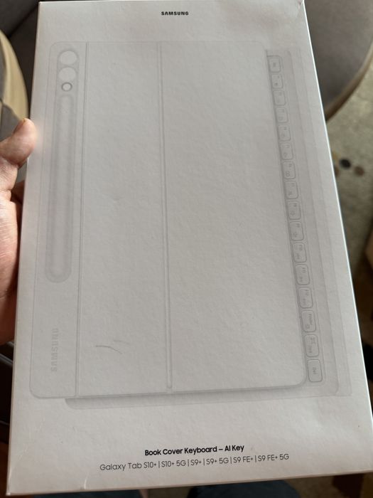Husa book cover keyboard, tab s9+ s9 FE+ s10 + s10 FE+