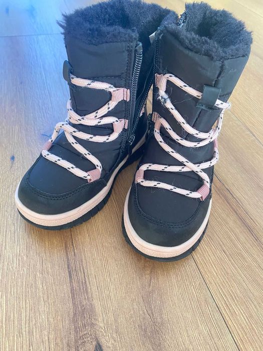 Ghete impermeabile îmblănite, cu șiret, marimea 24/25 RESERVED