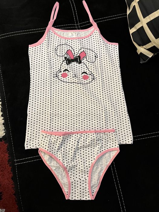 Чисто нов памучен комплект/потник и гащи и  тениски и чувалче за спане