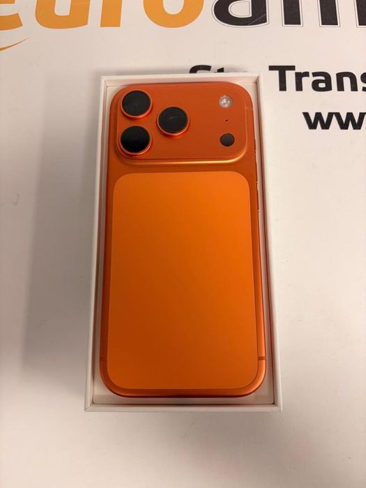 Telefon iPhone 17 Pro, 256GB, 5G, Cosmic Orange, 128 Cicluri -T-