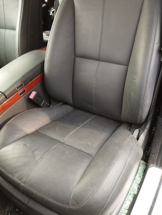 Черен кожен салон за Mercedes S - w221